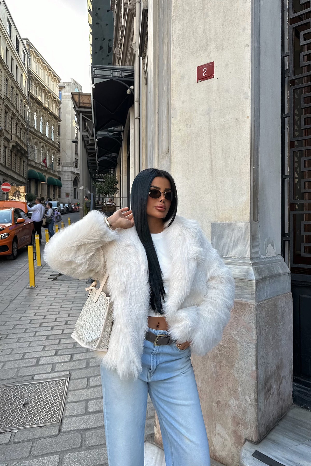 Beyaz Rufina Kürk ATE-1600