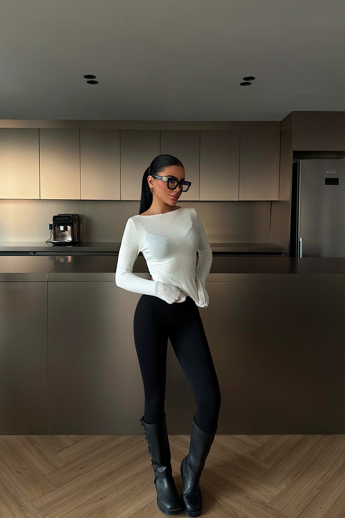 Beyaz Intims transparan body ATE-4548