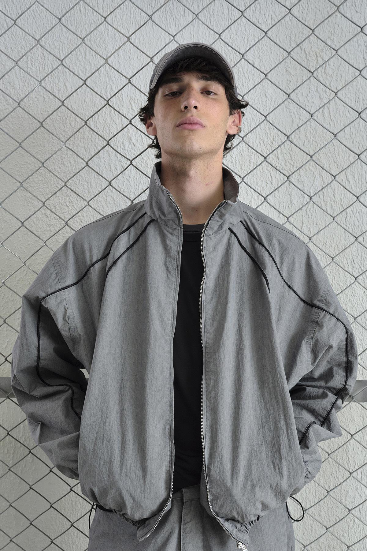 BİYELİ YIKAMALI TEKNİK CEKET