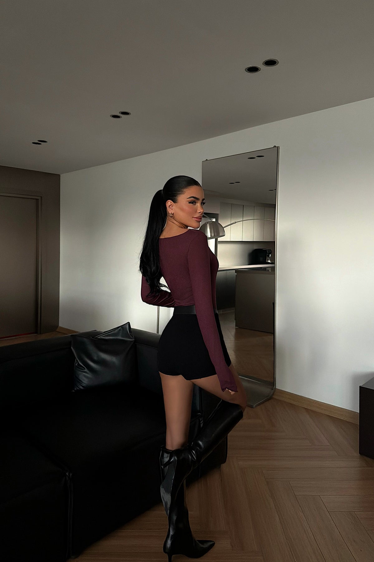 Bordo Intims Transparan Body ATE-4587