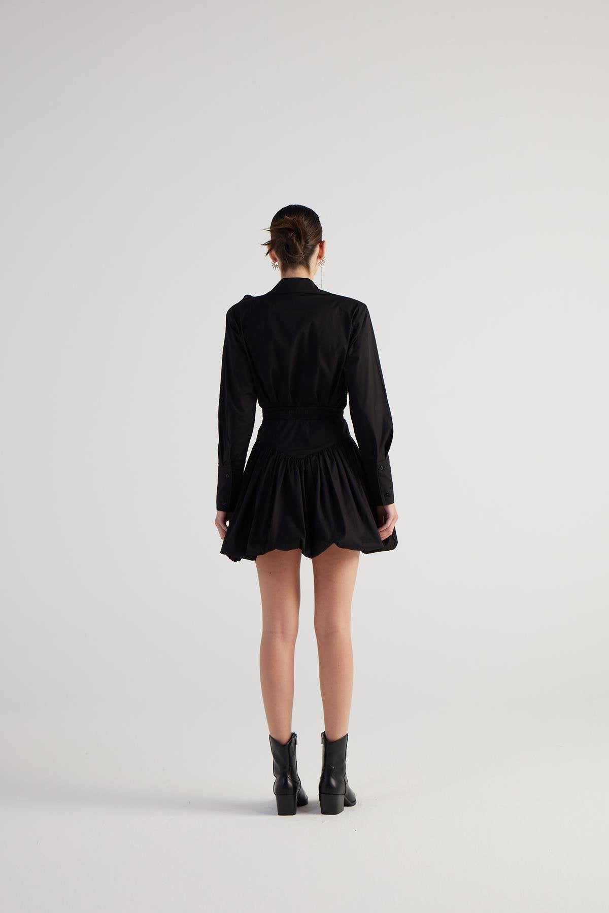 Beli Lastikli Mini Balon Lexi Etek Siyah