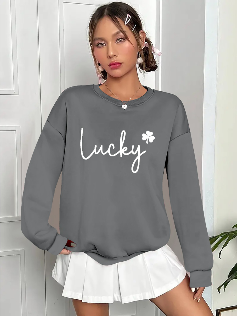 Women's Long Sleeve Crew Neck Viscose Double Thread Blouse