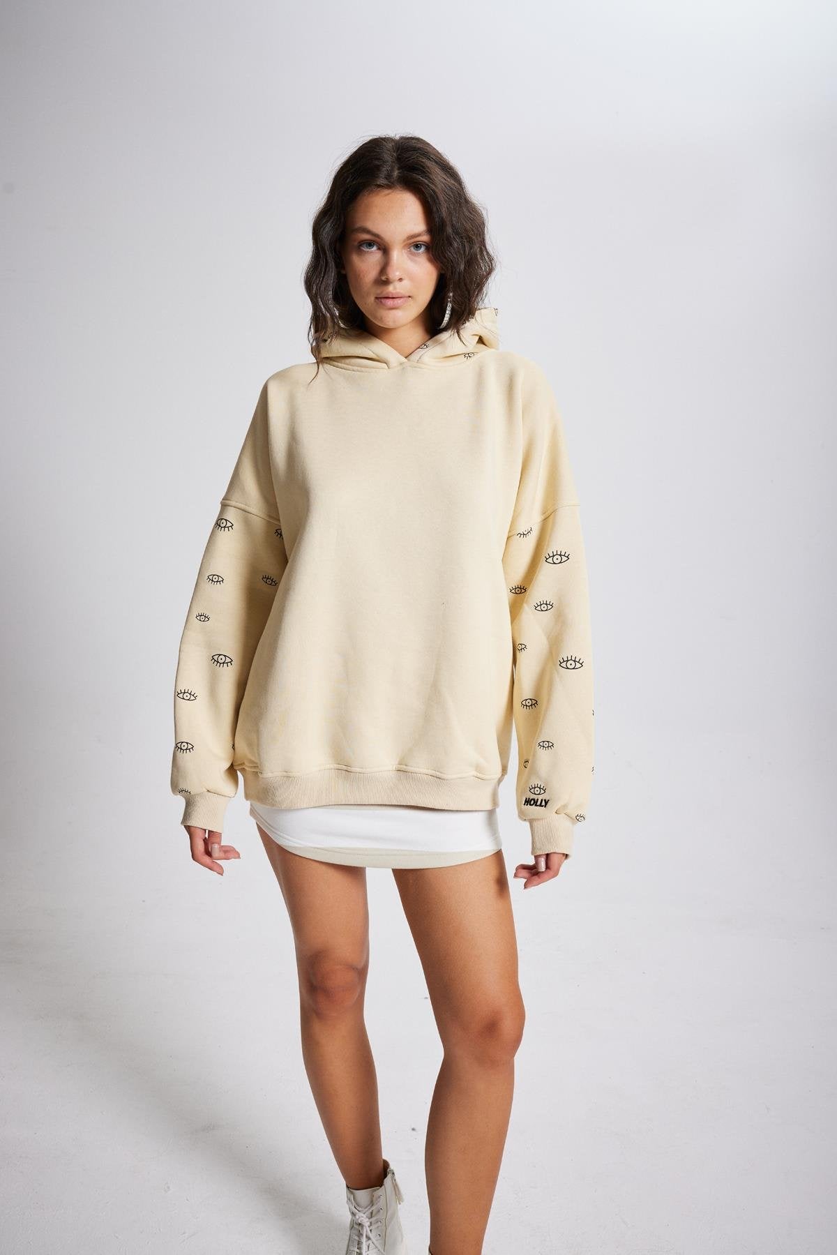 Eye Sweatshirt Bej