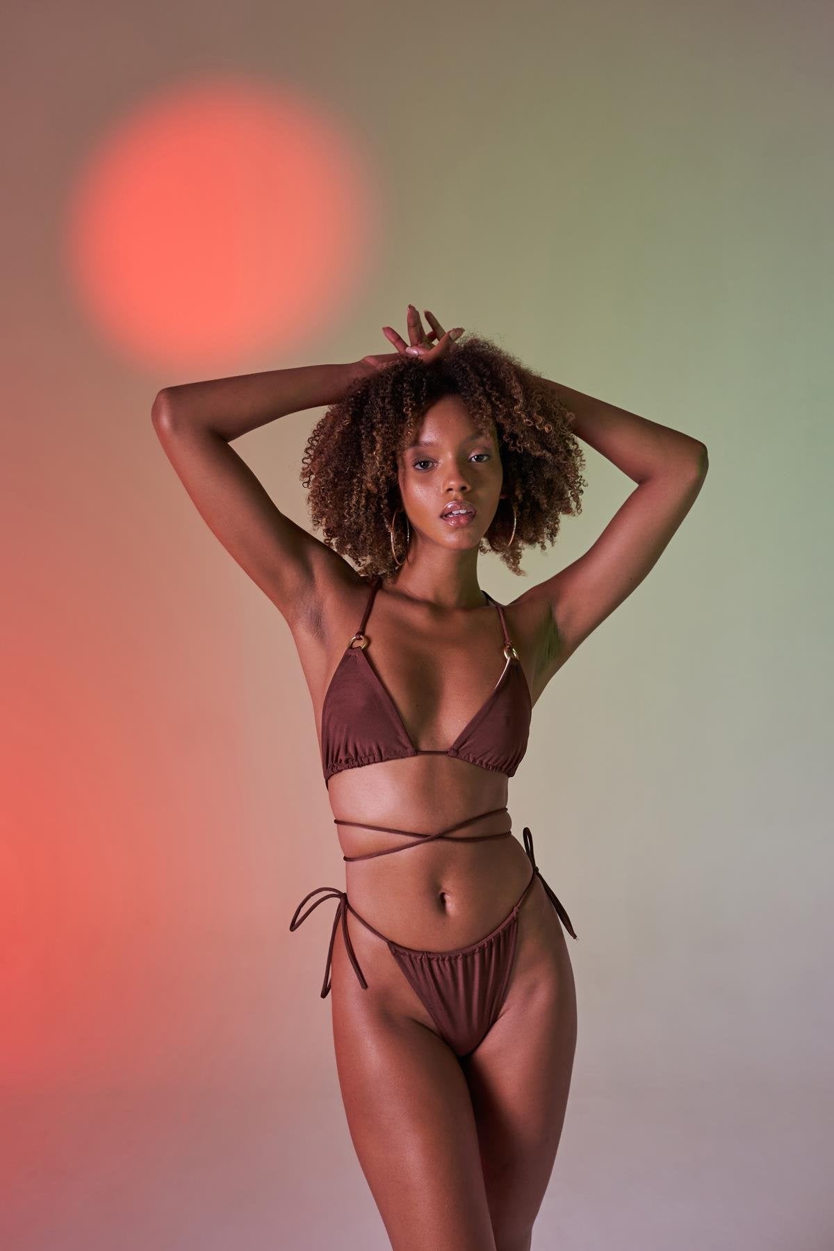 Delphi Bikini Üstü Kahve