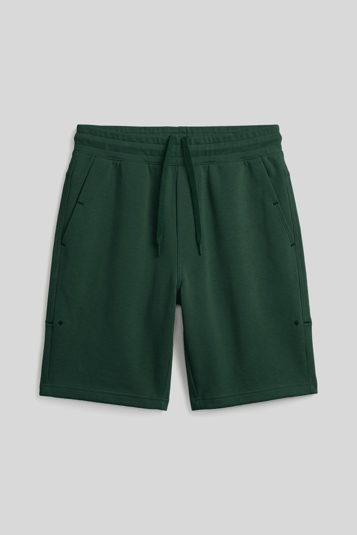 Çam Yeşil Rahat Form Bağcıklı Cep Detaylı Battal Büyük Beden Erkek Şort - 81297