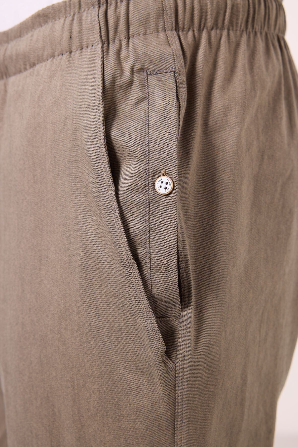 Camel Standart Fit Dokuma Hafif Esnek Chino Erkek Pantolon - 82178