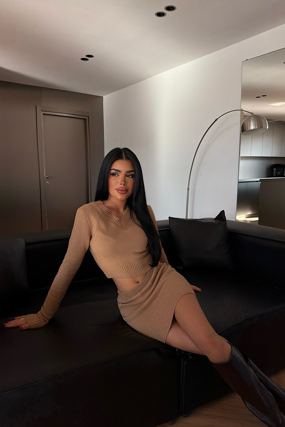 Camel İlue Triko Takım ATE-4371