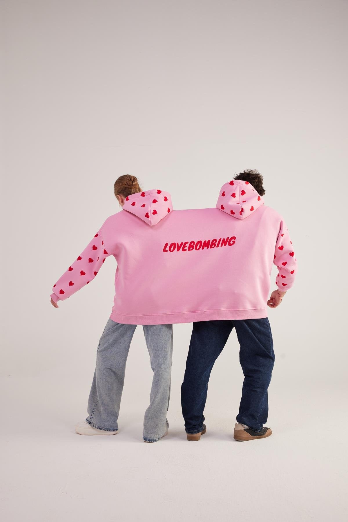 LoveBombing Sweatshirt Pembe Pembe STD