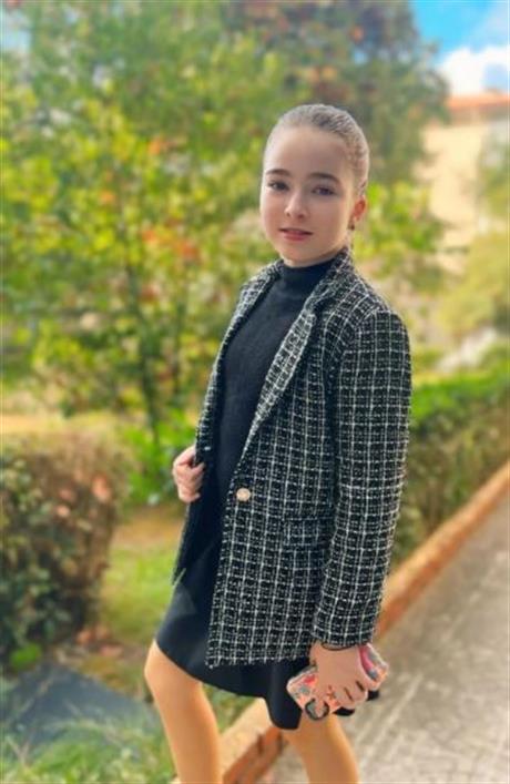 Chanel Simli Blazer Ceket Siyah 4 Yaş