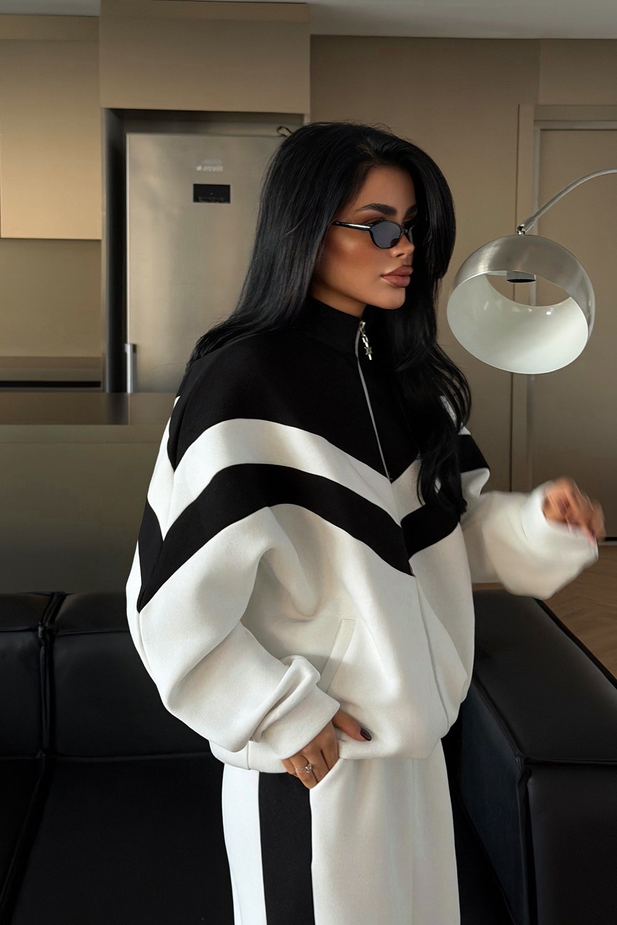 Beyaz Bennyc Eşofman Takımı ATE-4027