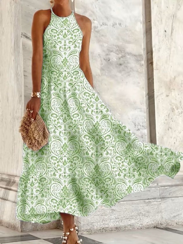 Women's Off-Shoulder Strap Long Supreme Dress