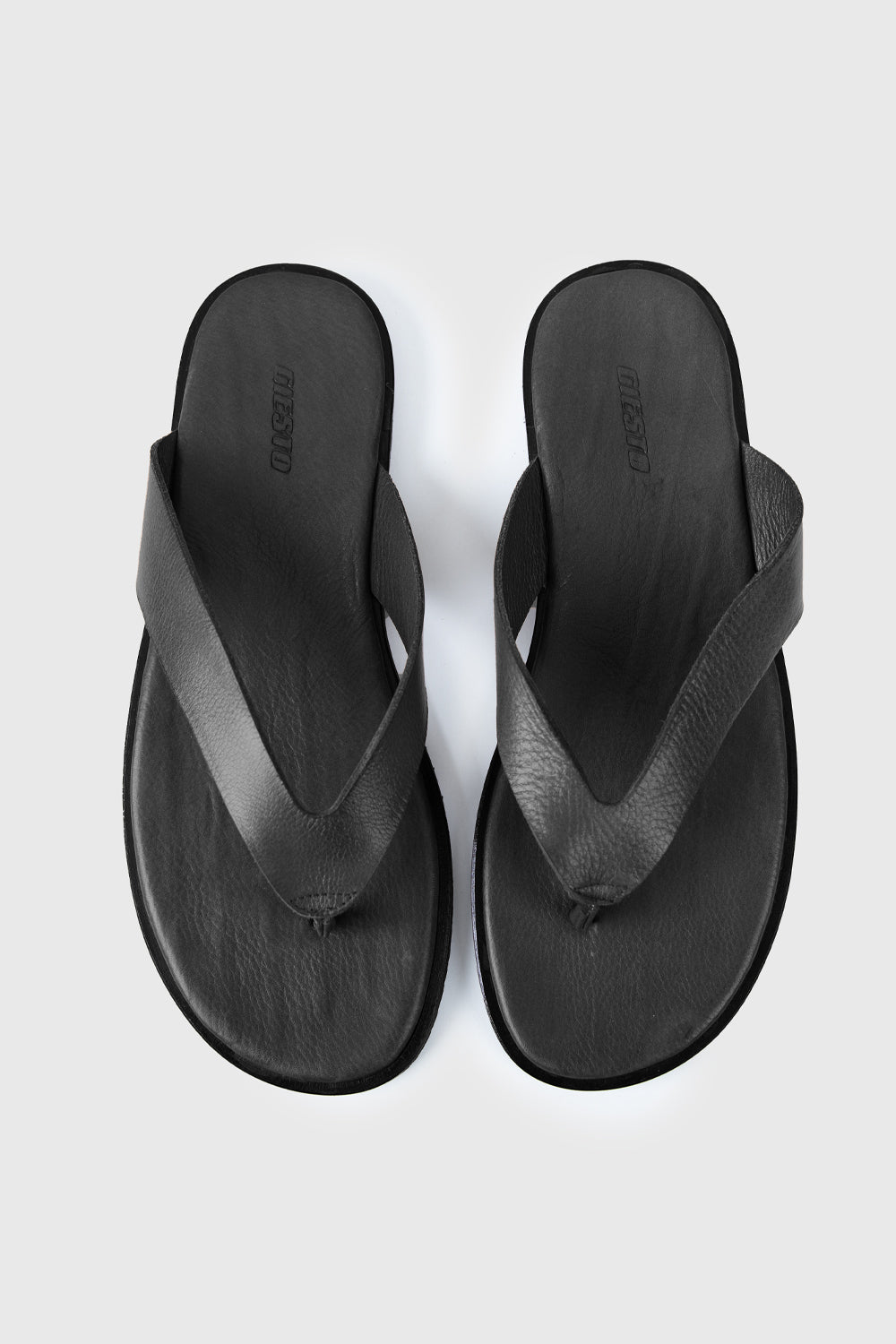 DERİ BANTLI TERLİK - SİYAH 44