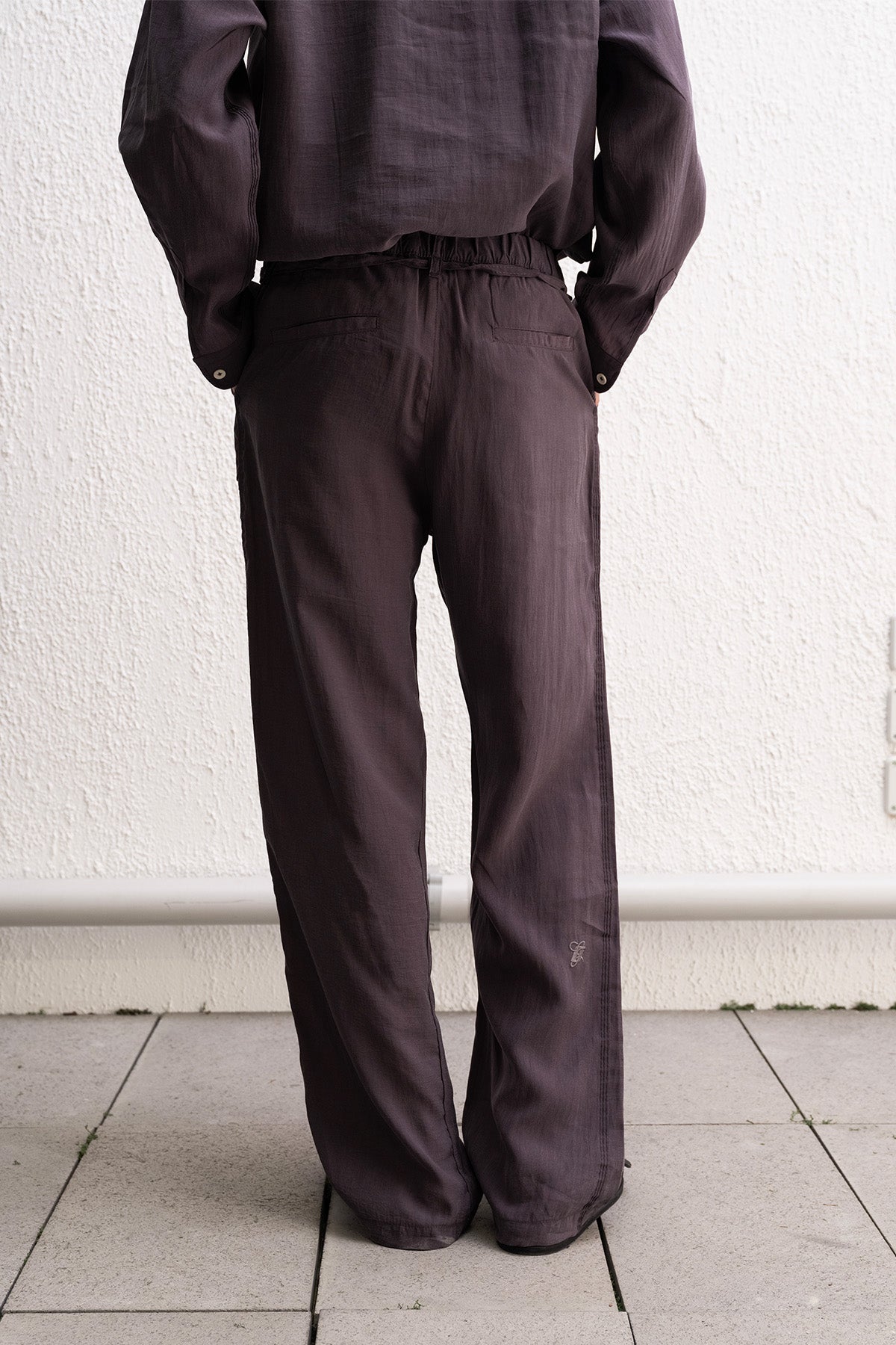 DÖKÜMLÜ JOGGER ANTRASİT PANTOLON - ANTRASİT L