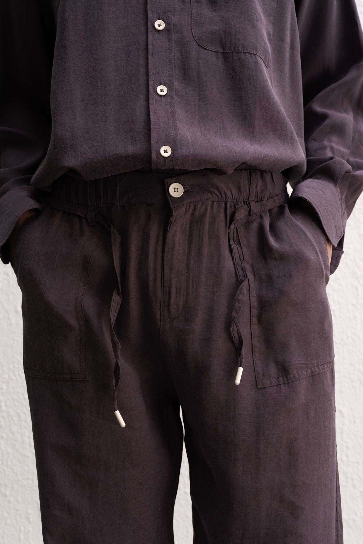DÖKÜMLÜ JOGGER ANTRASİT PANTOLON