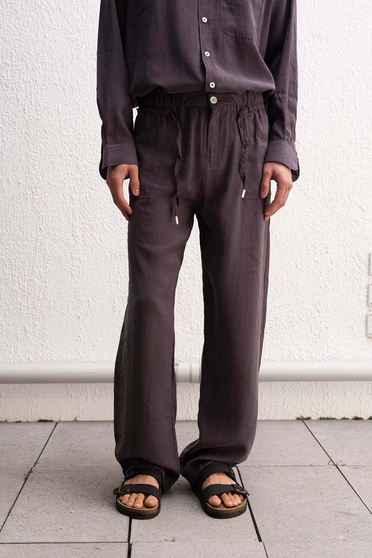 DÖKÜMLÜ JOGGER ANTRASİT PANTOLON - ANTRASİT XL