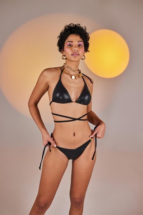 Ivory Bikini Üstü Siyah Siyah L