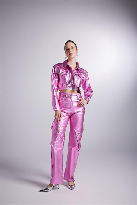 Millen Pantolon Pembe
