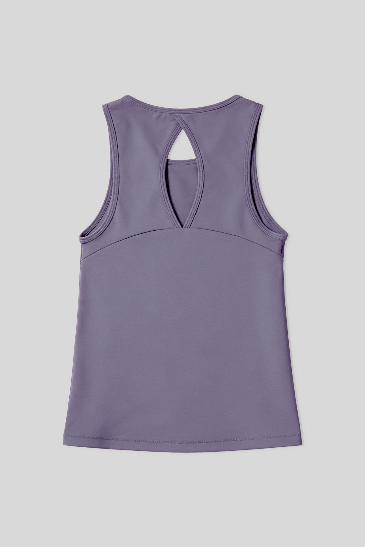 Eflatun Standart Fit Çapraz Sırt Detaylı Kadın Spor Atlet - 97296