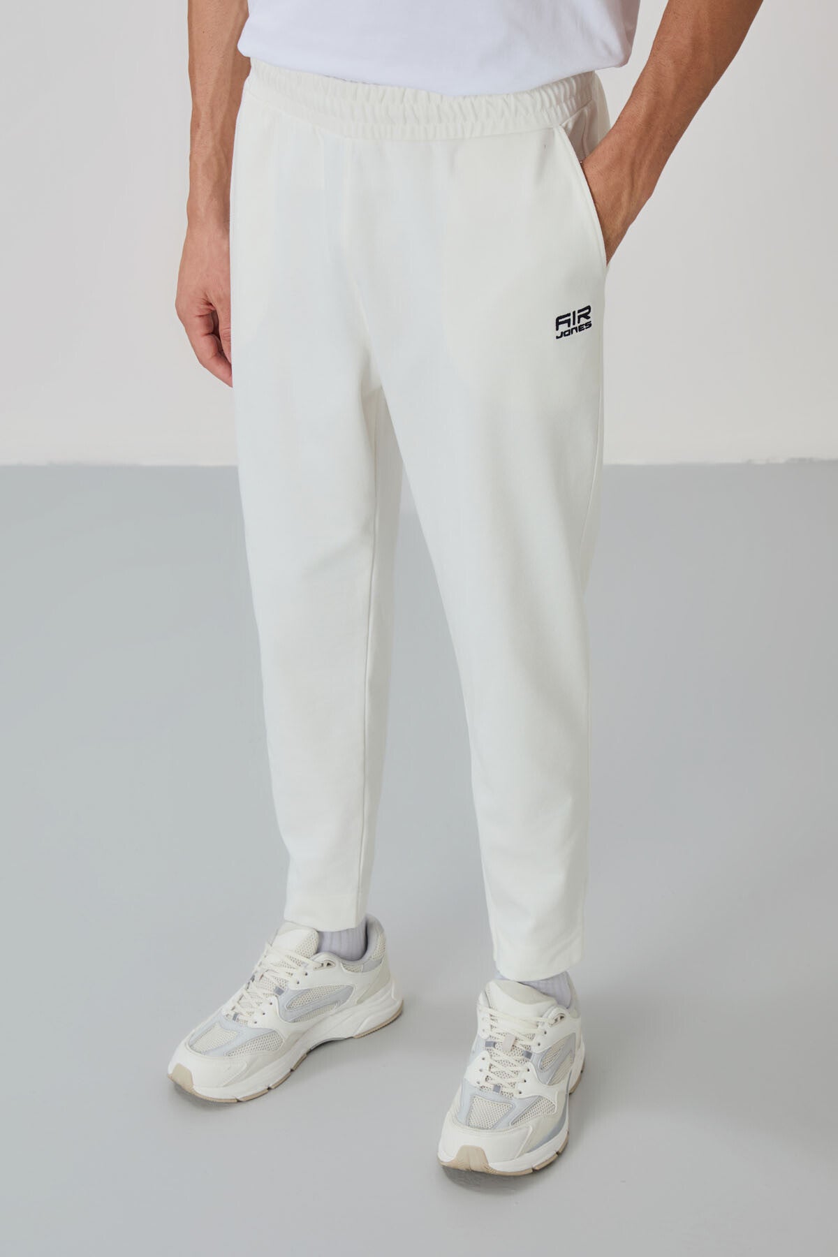 Carlos Ekru Standart Kalıp Erkek Eşofman Takım - 85209