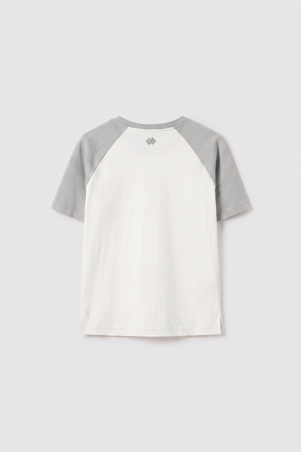 Ekru-Taş Standart Fit Reglan Kollu Kız Çocuk T-Shirt - 75180