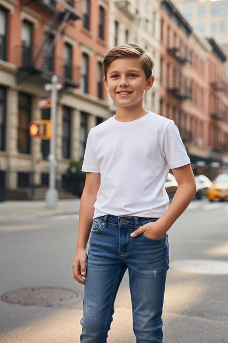 Erkek Çocuk Kot Pantolon Mavi 2 Yaş