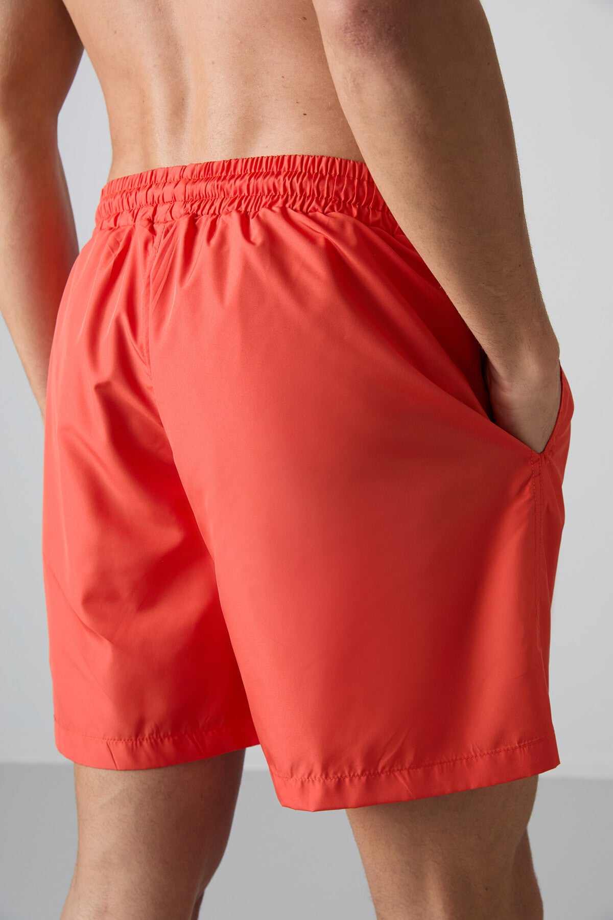 Oranj Hızlı Kuruyan Standart Fit Erkek Deniz Şortu - 81237