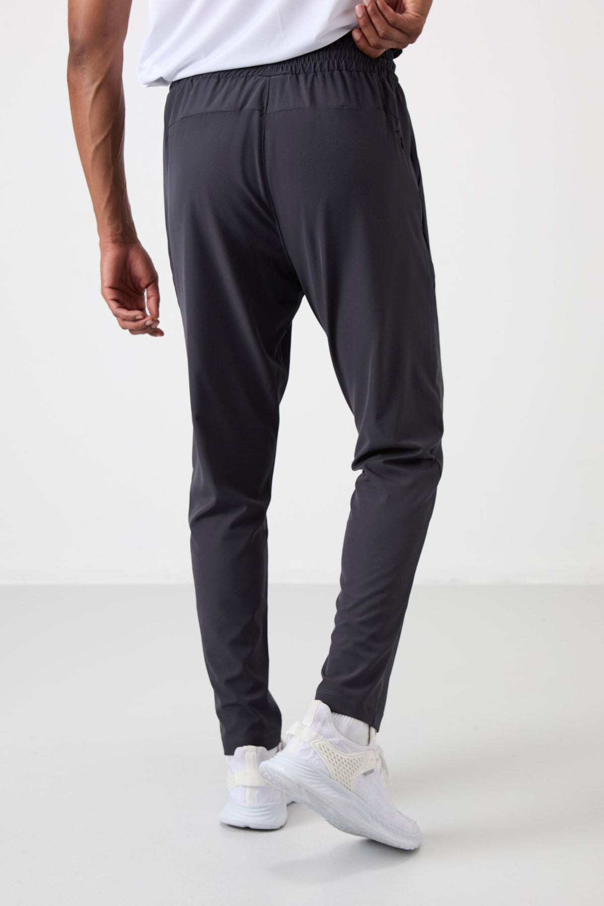 Antrasit İnce Yumuşak Comfort Fit Erkek Eşofman Alt - 82119