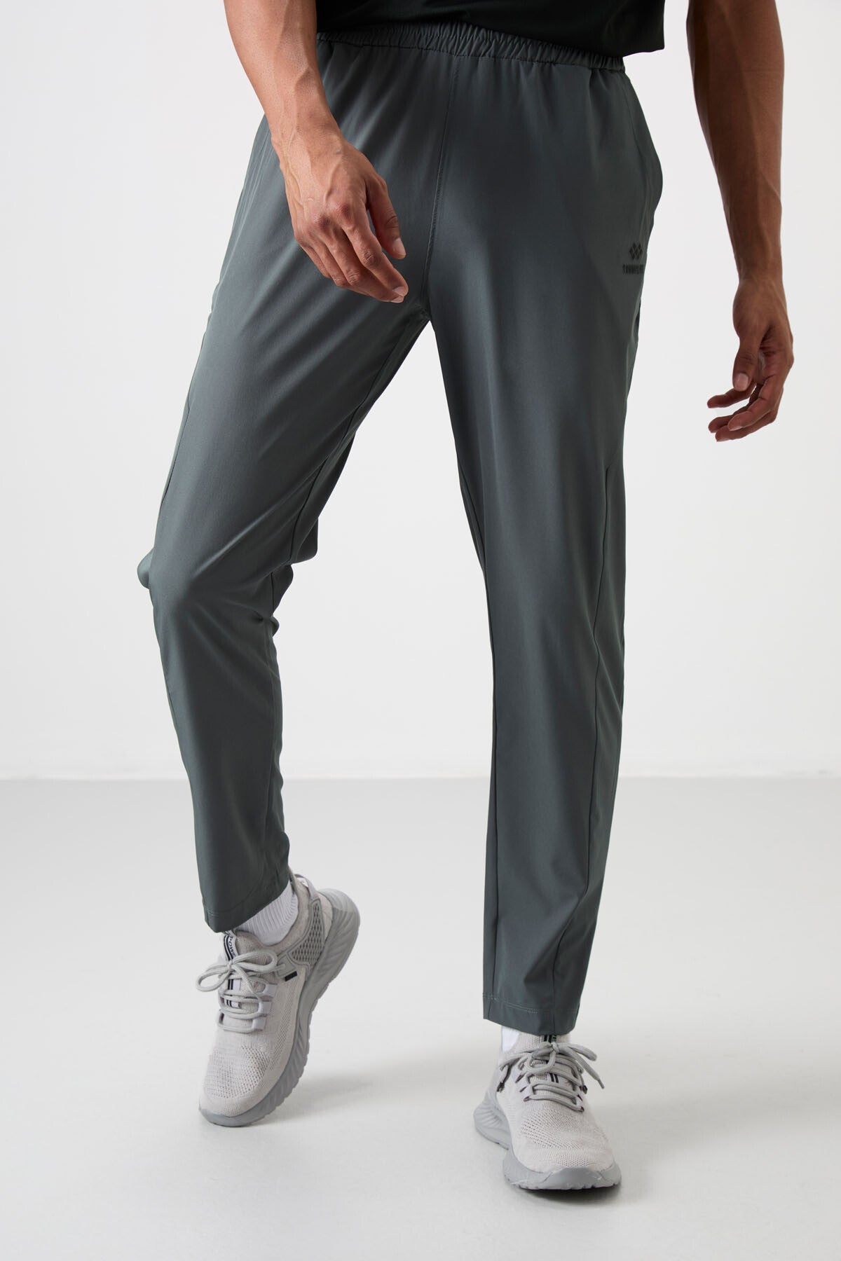 Haki İnce Yumuşak Comfort Fit Erkek Eşofman Alt - 82119