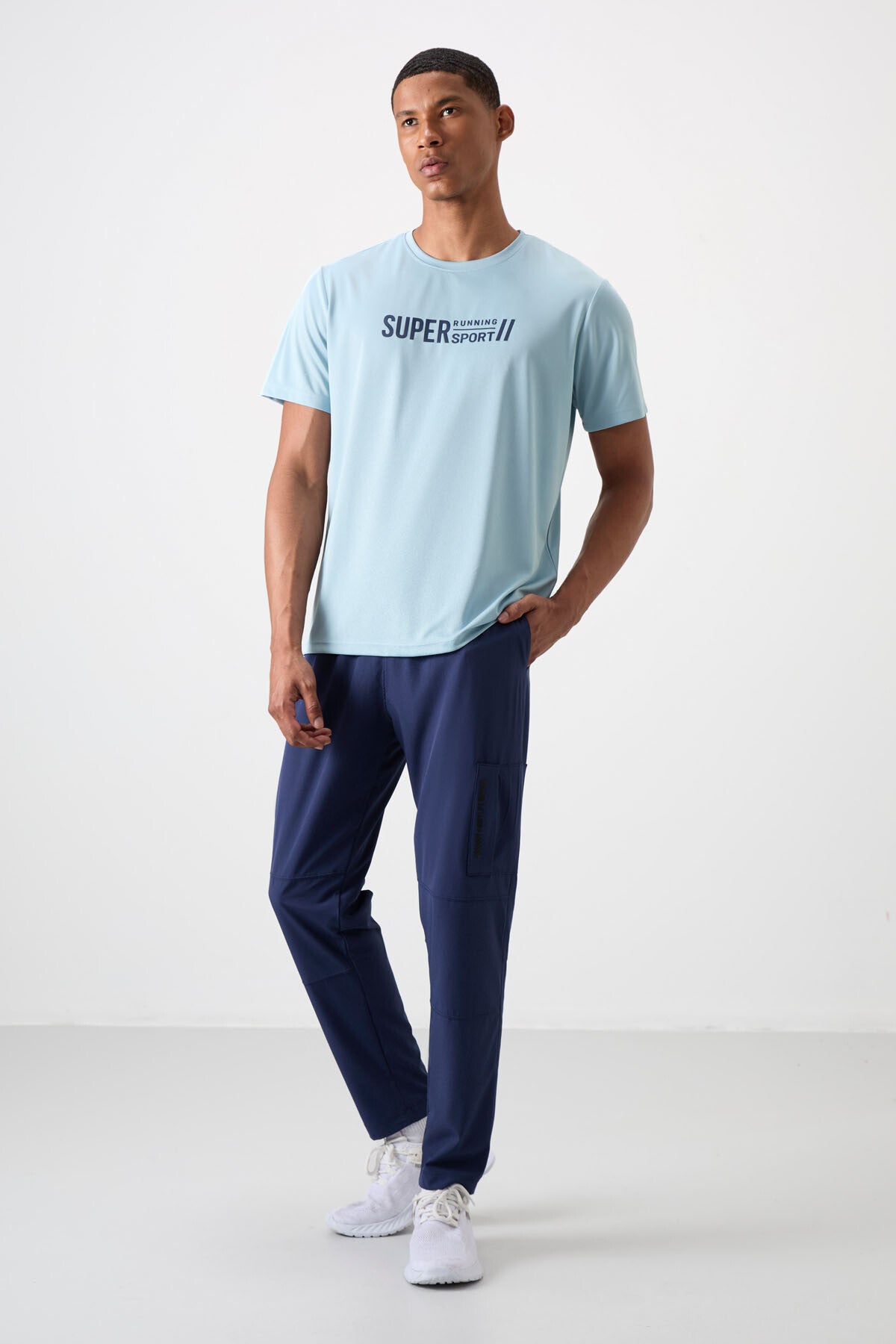 İndigo İnce Yumuşak Comfort Fit Erkek Eşofman Alt - 82120