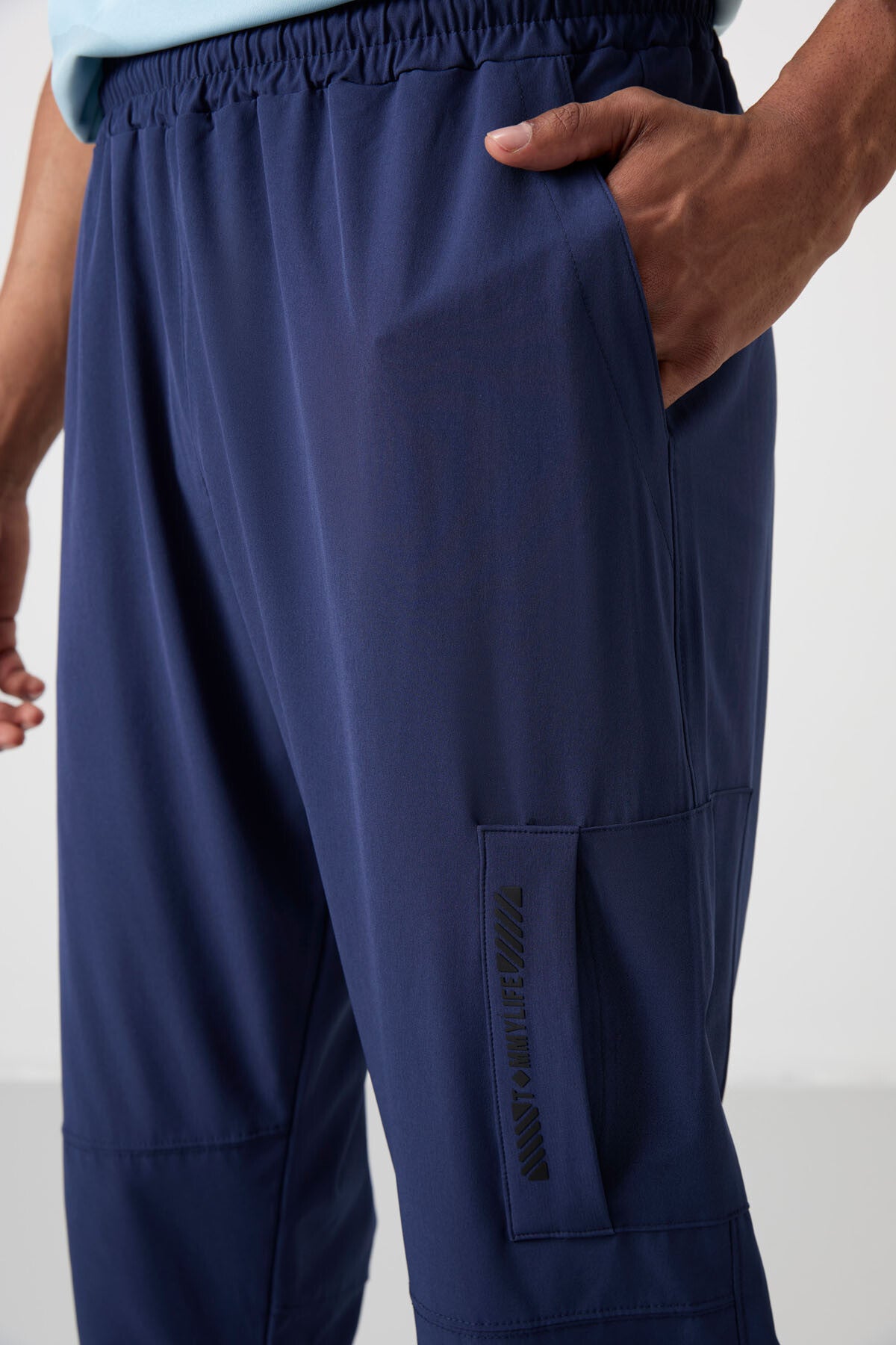 İndigo İnce Yumuşak Comfort Fit Erkek Eşofman Alt - 82120