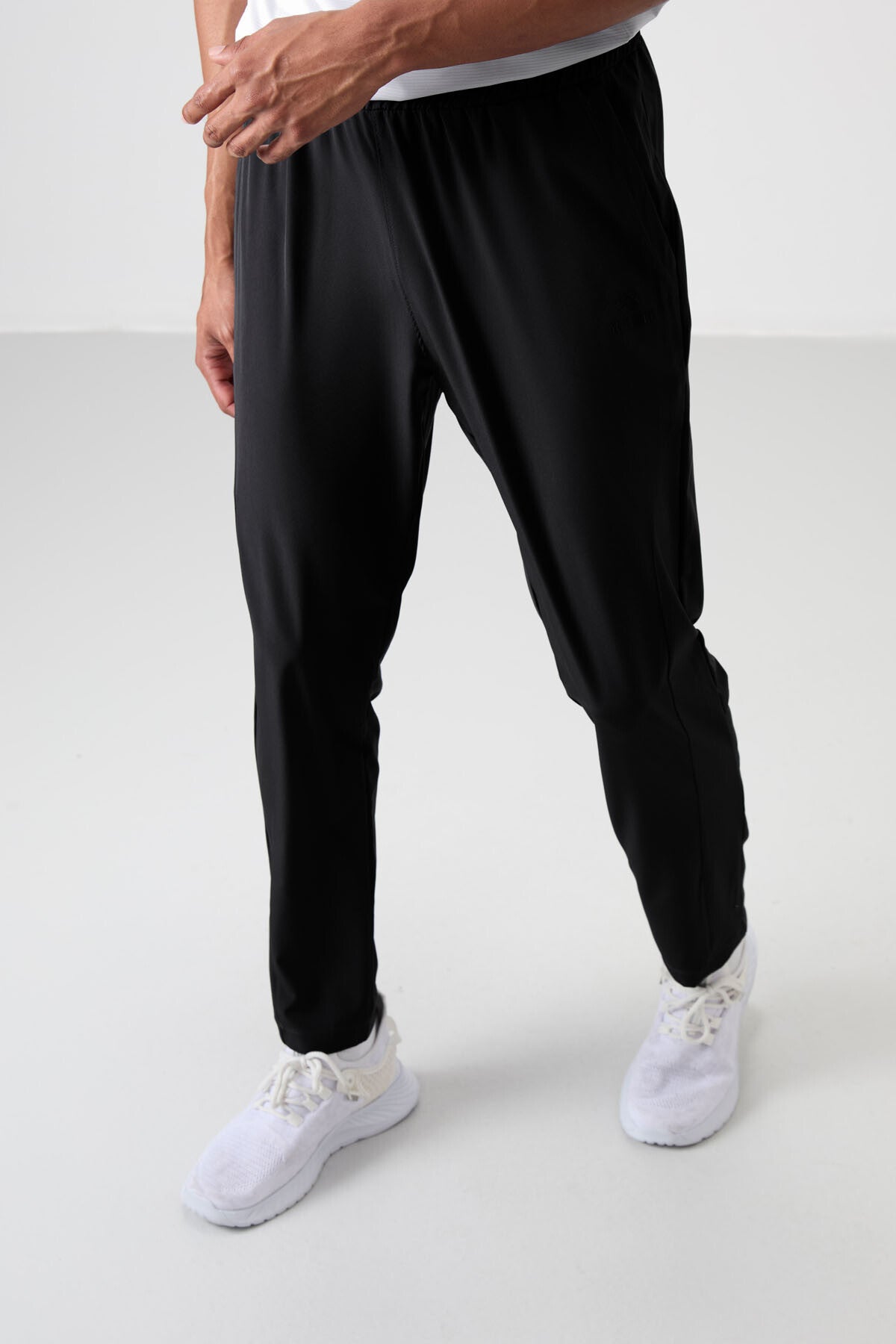 Siyah İnce Yumuşak Comfort Fit Erkek Eşofman Alt - 82119