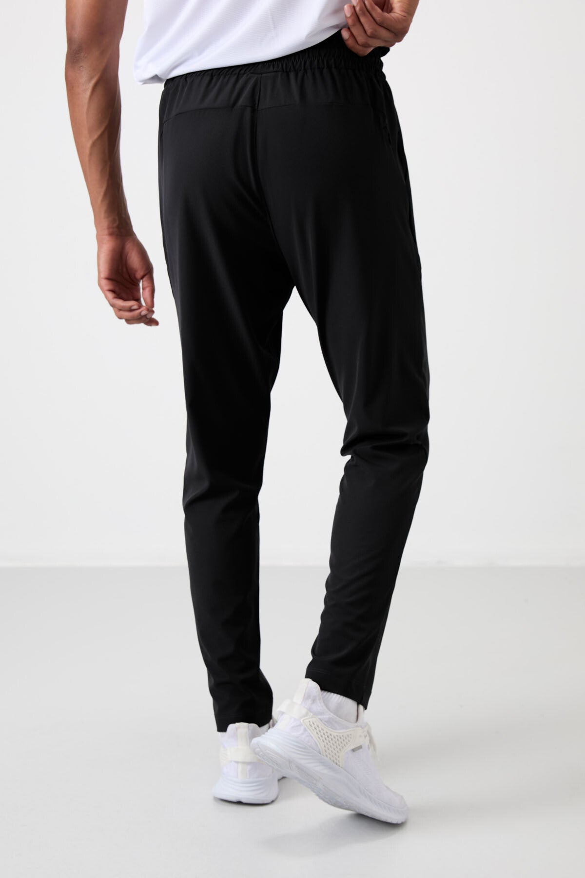 Siyah İnce Yumuşak Comfort Fit Erkek Eşofman Alt - 82119