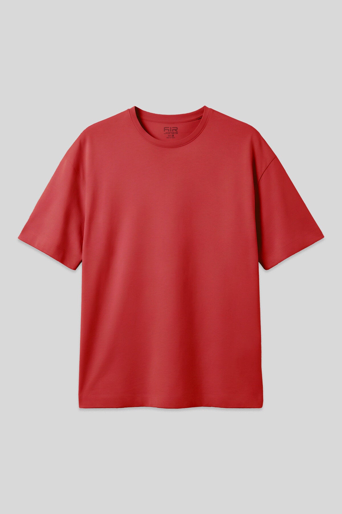 Fiesta %100 Pamuk Kalın Yumuşak Dokulu Oversize Fit Basic Erkek T-Shirt - 88353