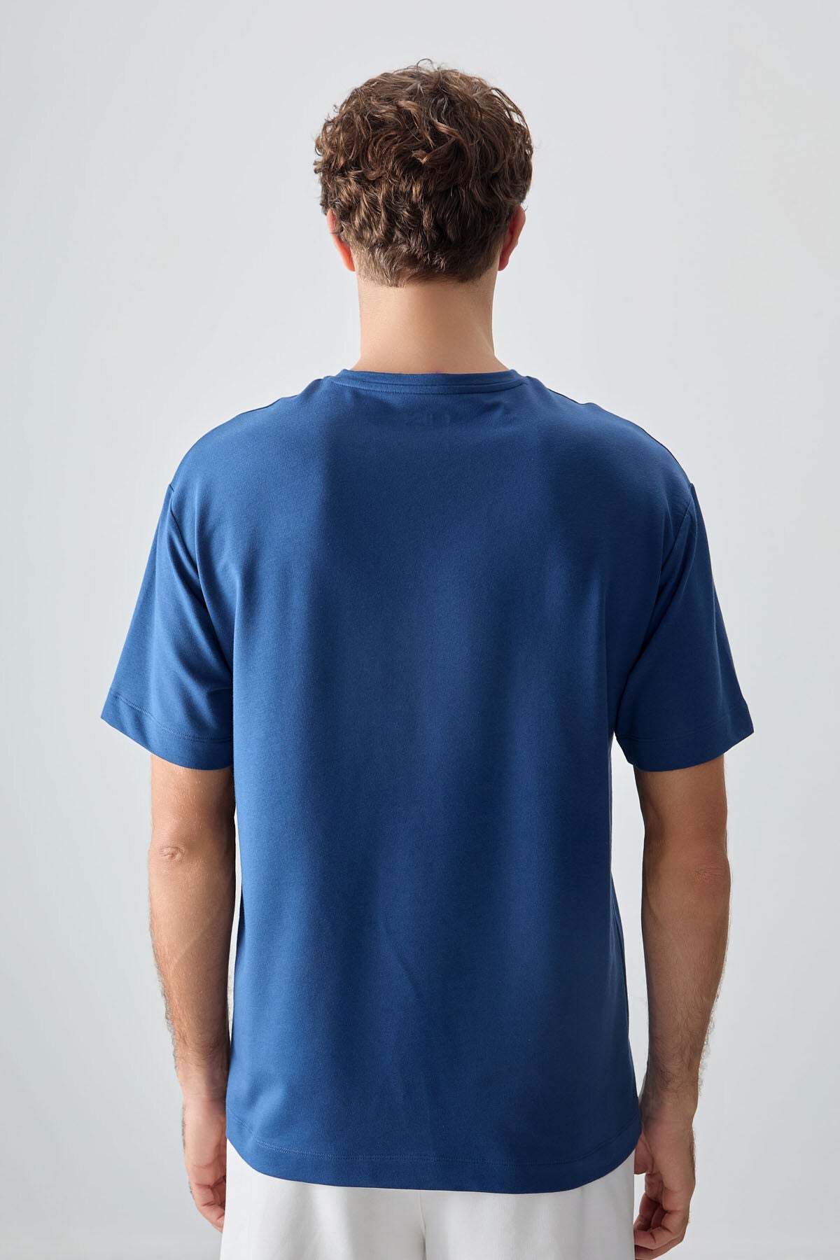 Parlament Pamuklu Kalın Yumuşak Dokulu Oversize Fit Basic Erkek T-Shirt - 88378