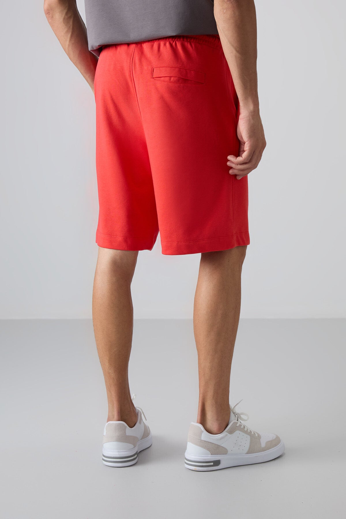 Fiesta Pamuklu Kalın Yumuşak Dokulu Comfort Fit Basic Erkek Şort - 81261