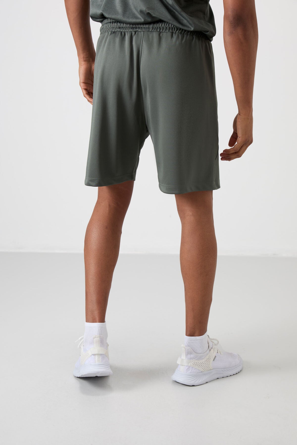 Haki Kalın Yumuşak Comfort Fit Erkek Şort - 81271