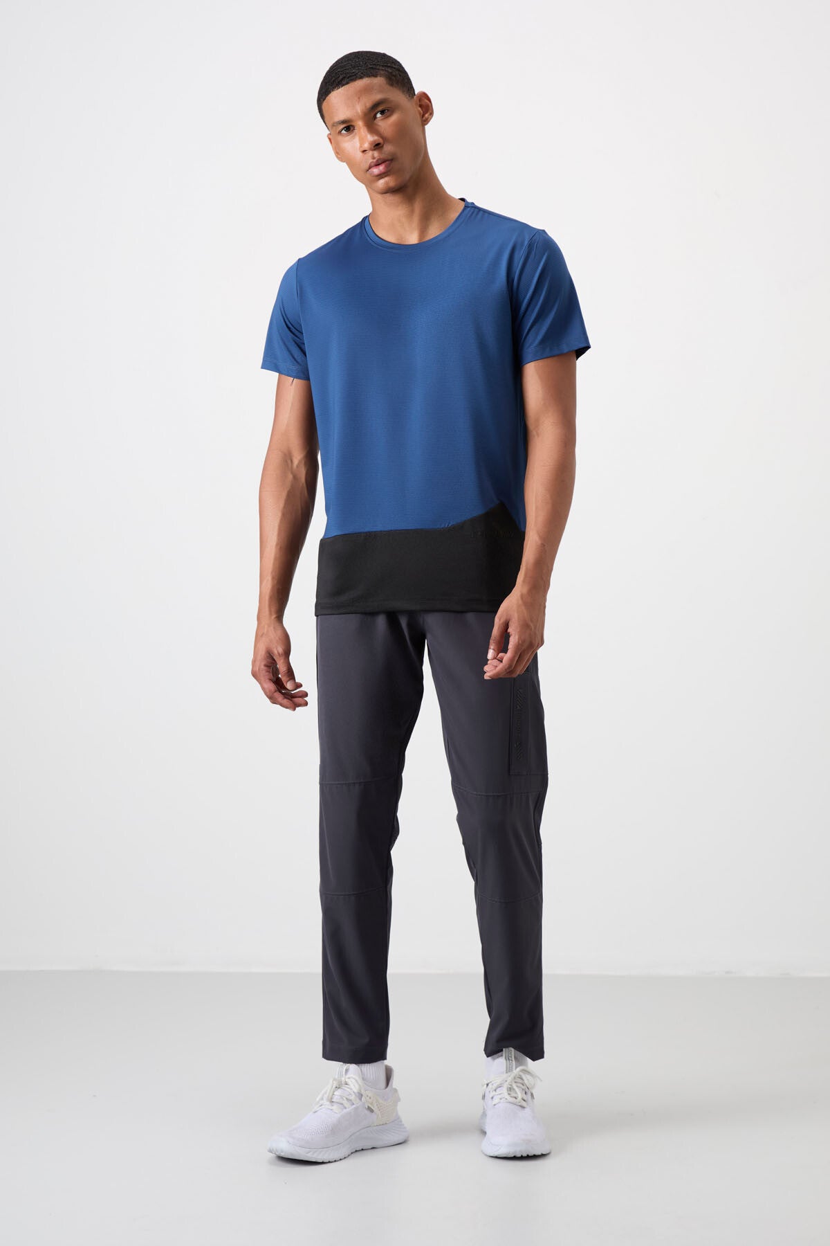 Parlament Nefes Alan Dokulu İnce Esnek Standart Fit Erkek Performans T-Shirt - 88383