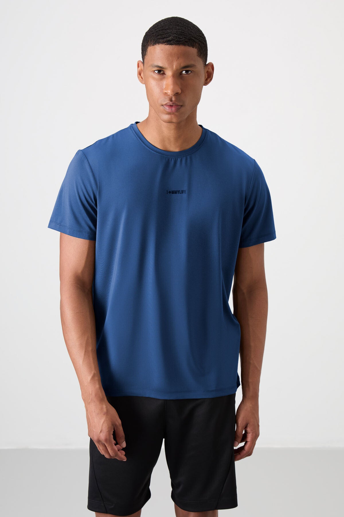 Parlament Nefes Alan Dokulu İnce Esnek Standart Fit Erkek Performans T-Shirt - 88384