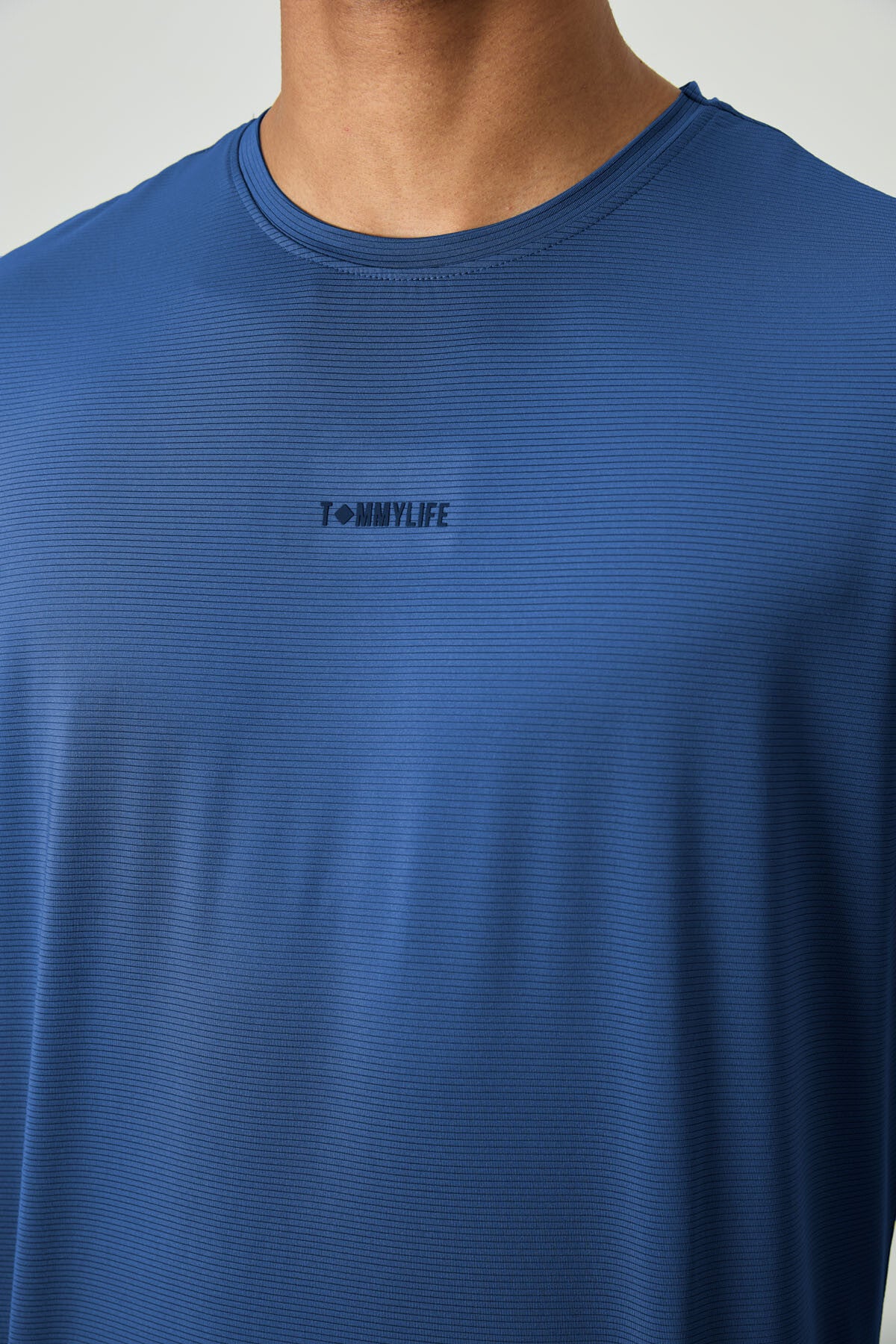 Parlament Nefes Alan Dokulu İnce Esnek Standart Fit Erkek Performans T-Shirt - 88384