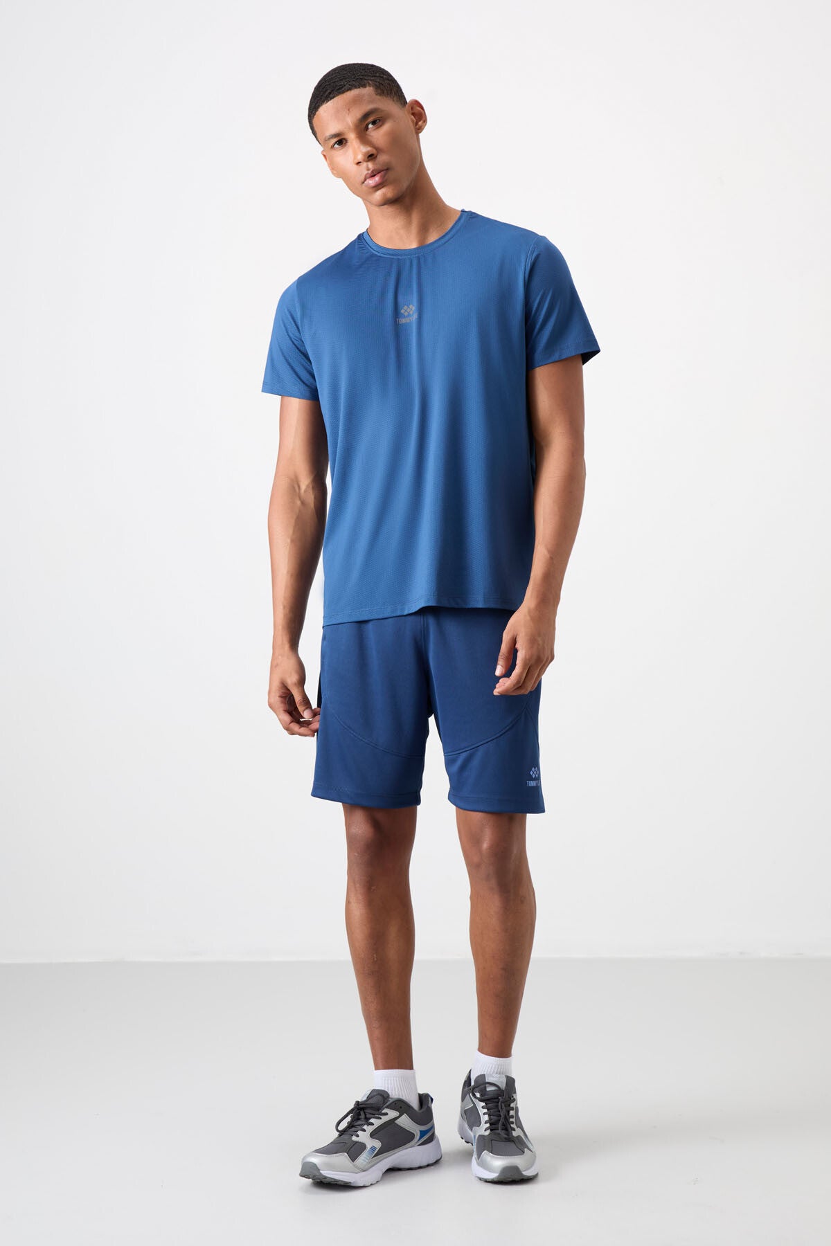 Parlament Nefes Alan Dokulu İnce Esnek Standart Fit Erkek Performans T-Shirt - 88387