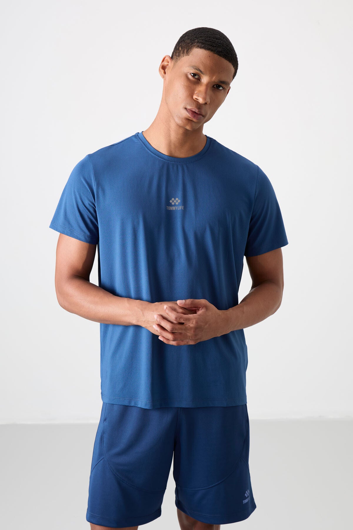 Parlament Nefes Alan Dokulu İnce Esnek Standart Fit Erkek Performans T-Shirt - 88387