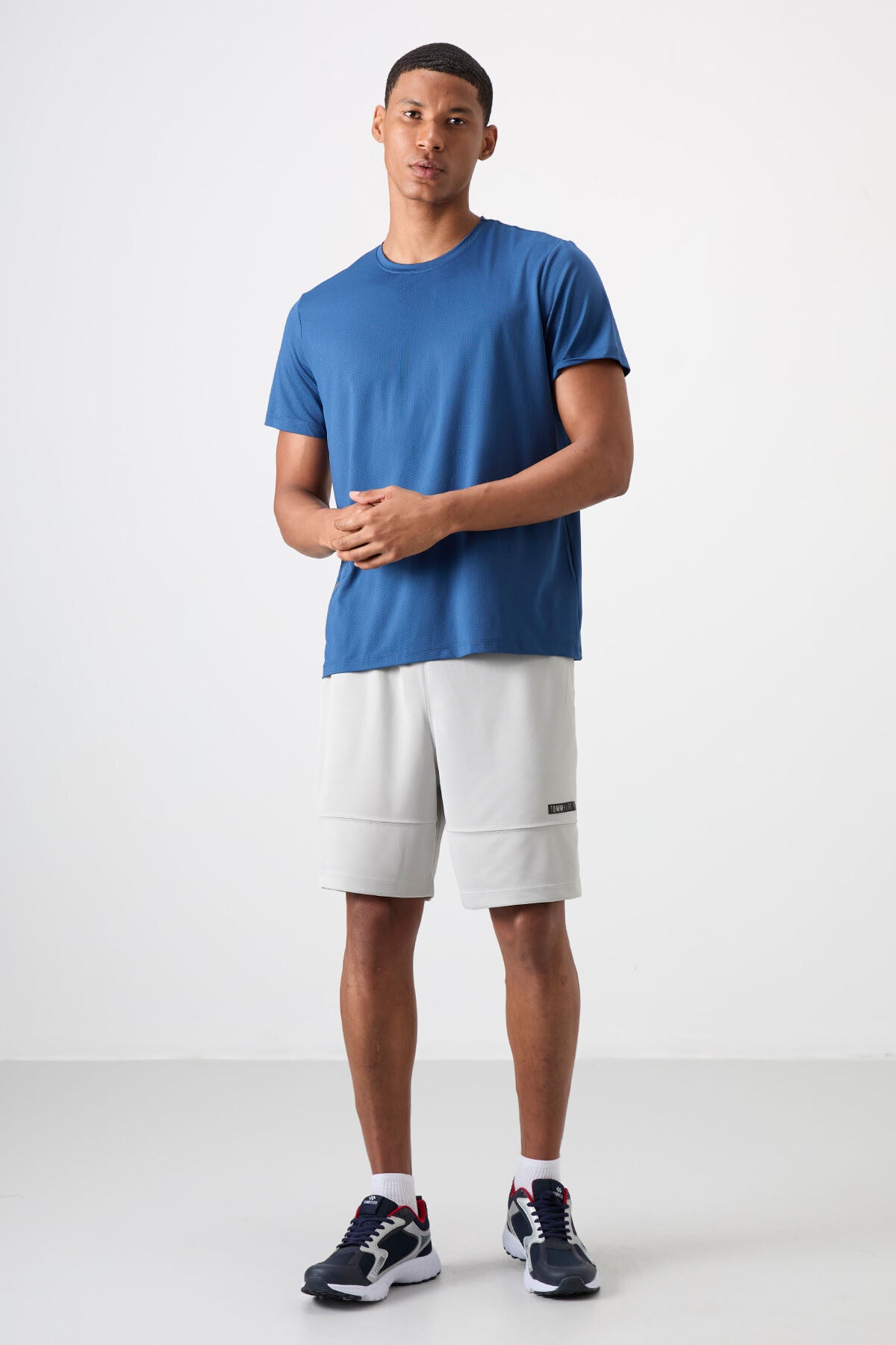 Parlament Nefes Alan Dokulu İnce Esnek Standart Fit Erkek Performans T-Shirt - 88388