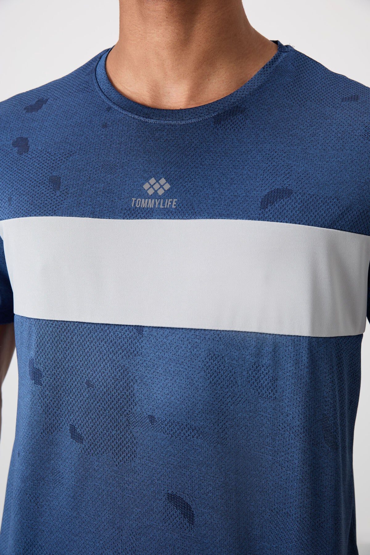 Parlament Nefes Alan Jakarlı İnce Esnek Standart Fit Erkek Performans T-Shirt - 88398