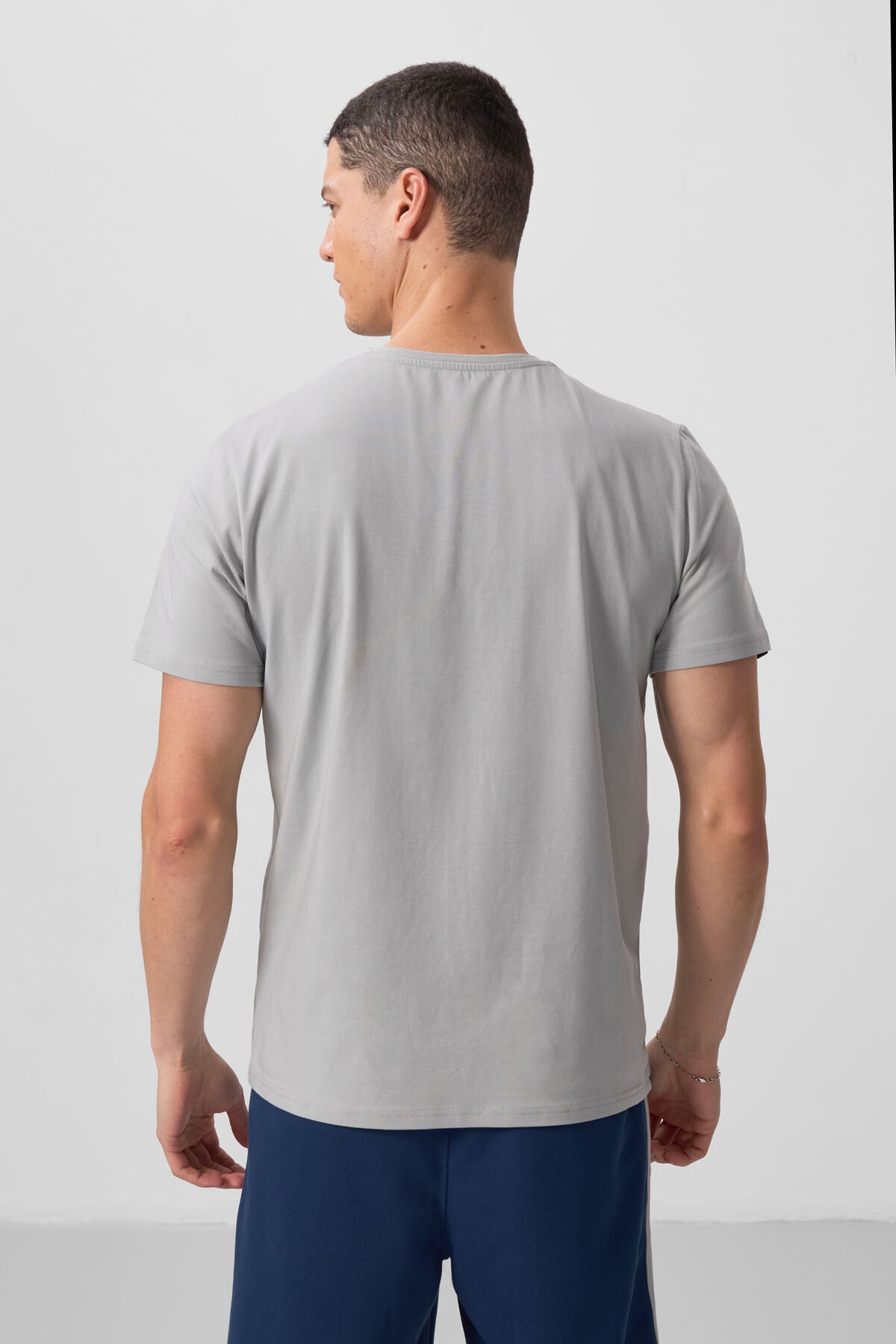 Taş Erkek Basic Kısa Kol Standart Kalıp O Yaka T-shirt - 87911