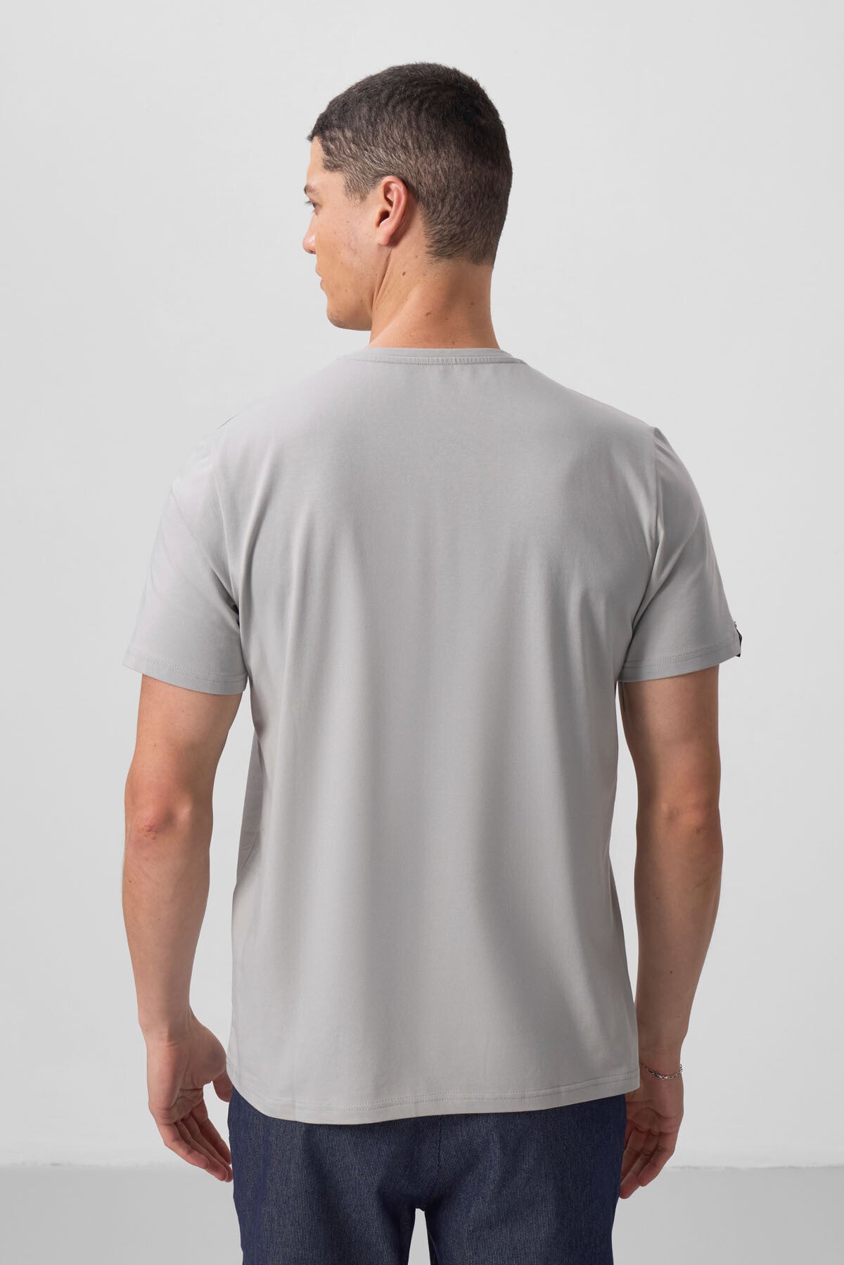 Taş Basic Kısa Kol Standart Kalıp V Yaka Erkek T-Shirt - 87912