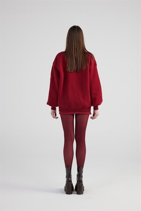 Alexa Bomber Ceket Bordo