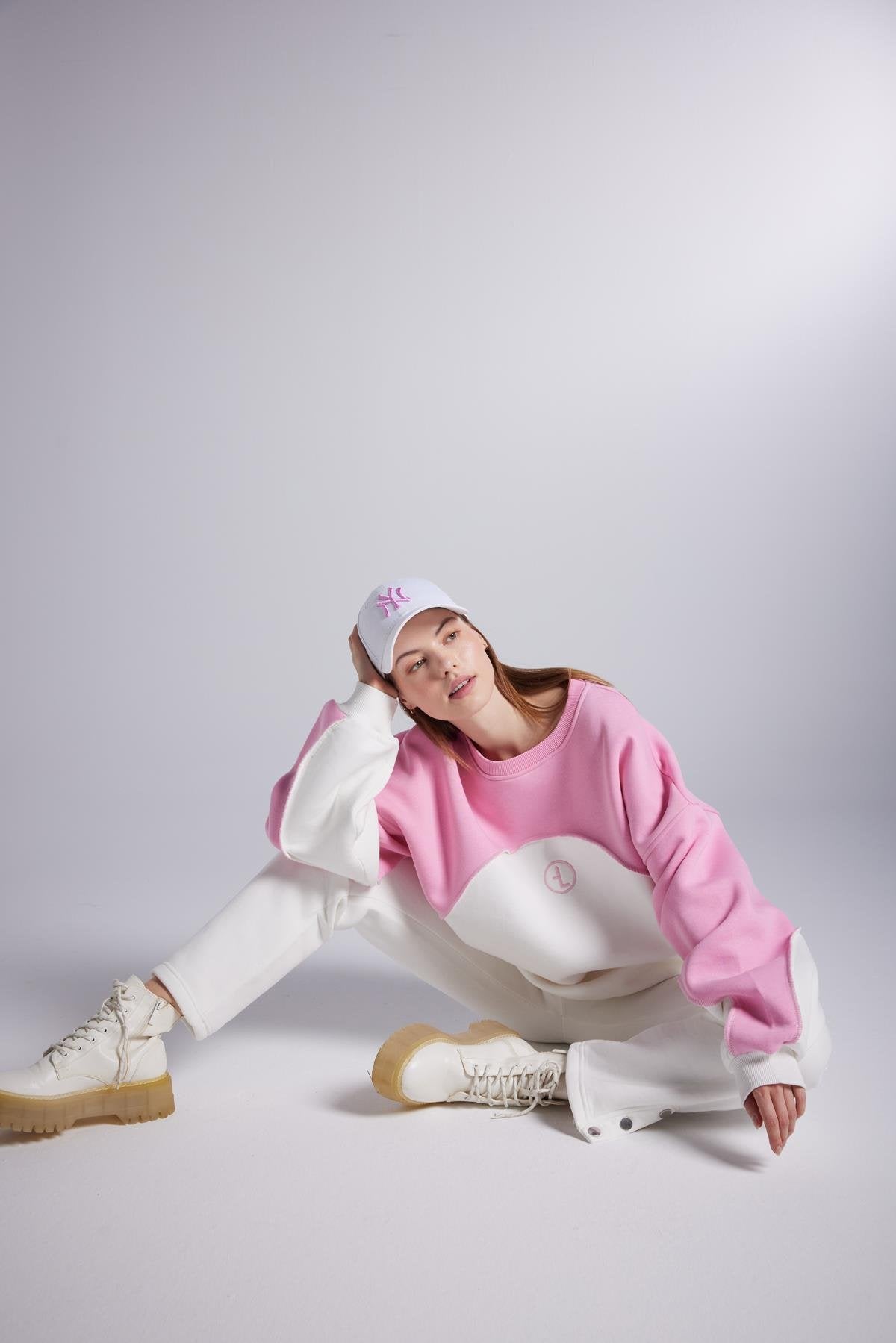 Nola Eşofman Altı Beyaz