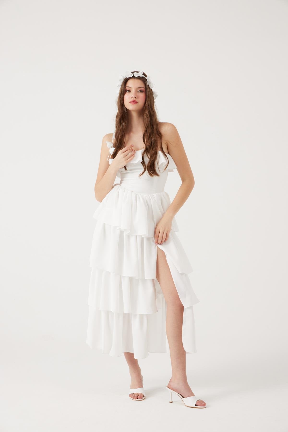 Gracie Elbise Beyaz Beyaz XS