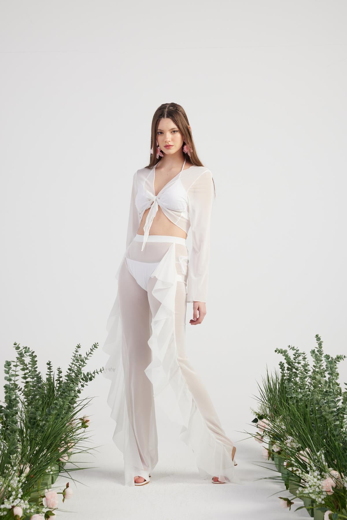 Alt Üst Jix Pareo Takım Beyaz