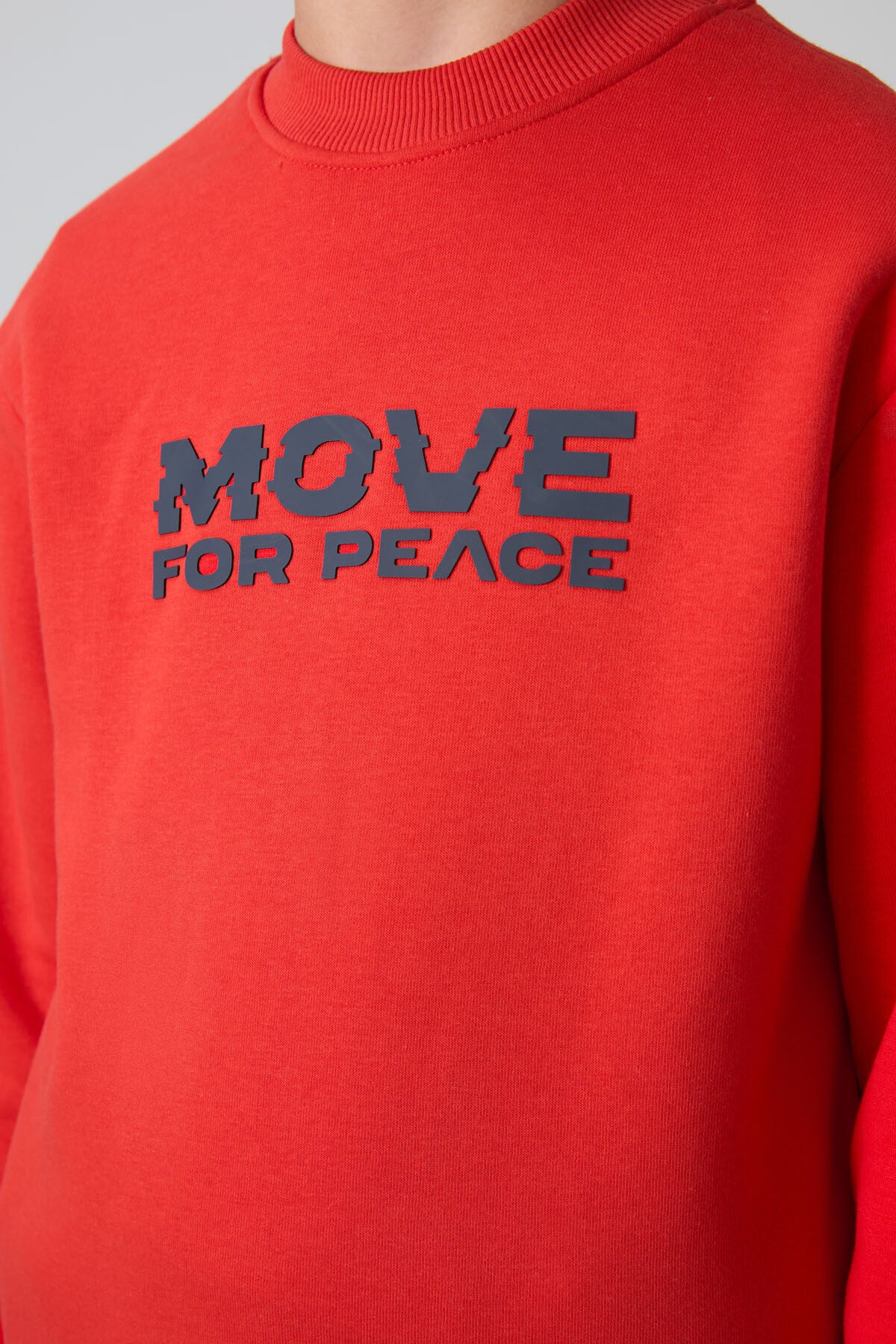 Fiesta Pamuklu Kalın İçi Tüylü Yumuşak Dokulu Standart Fit Baskılı Erkek Çocuk Sweatshirt - 11216